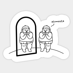 Namaste Sticker